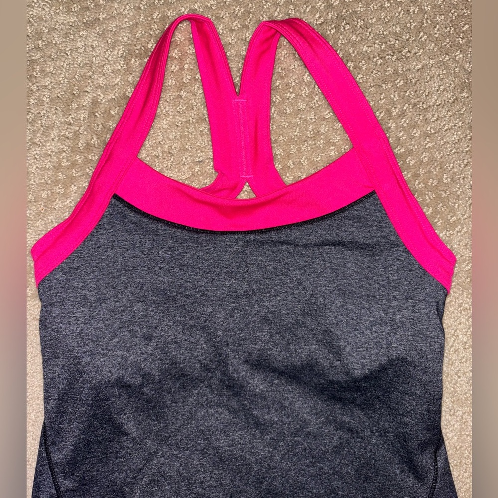 GAP Pink and Gray Sports Bra
